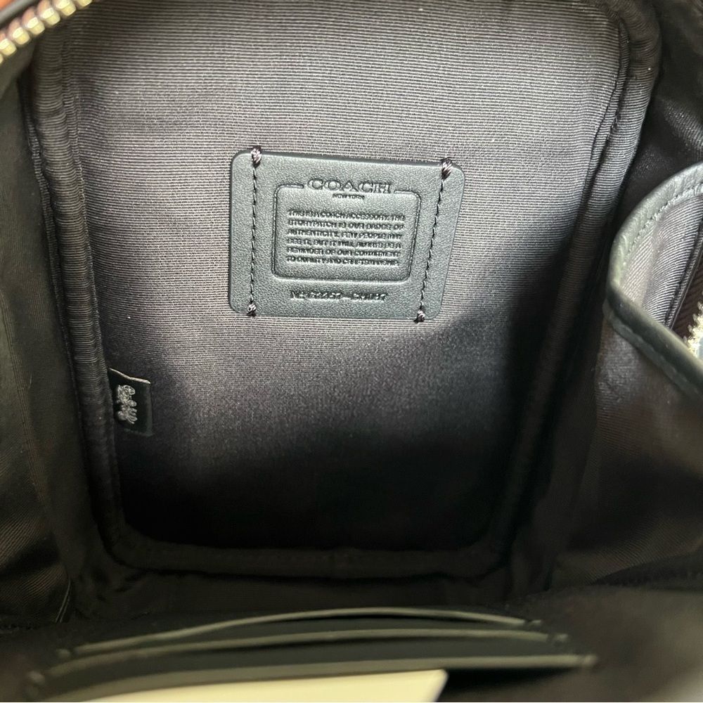 NWT Coach Stanton Crossbody Bag in Signature Jacquard Olive Drab Utility Green - Picture 11 of 14